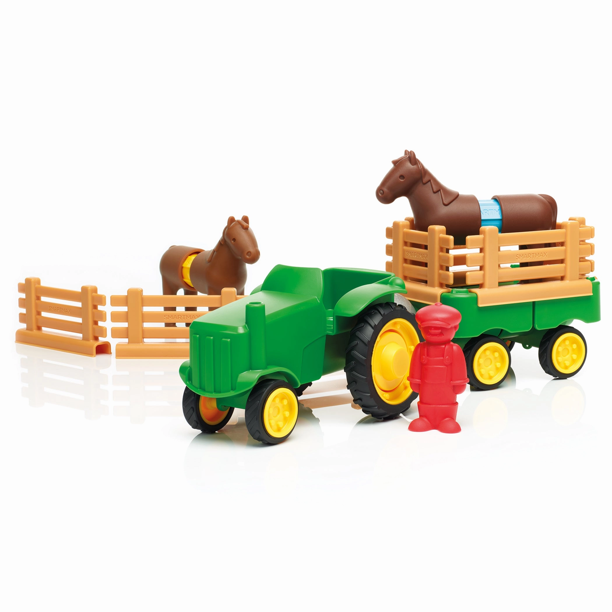 SmartMax My First Farm Tractor Magnetic Building Set