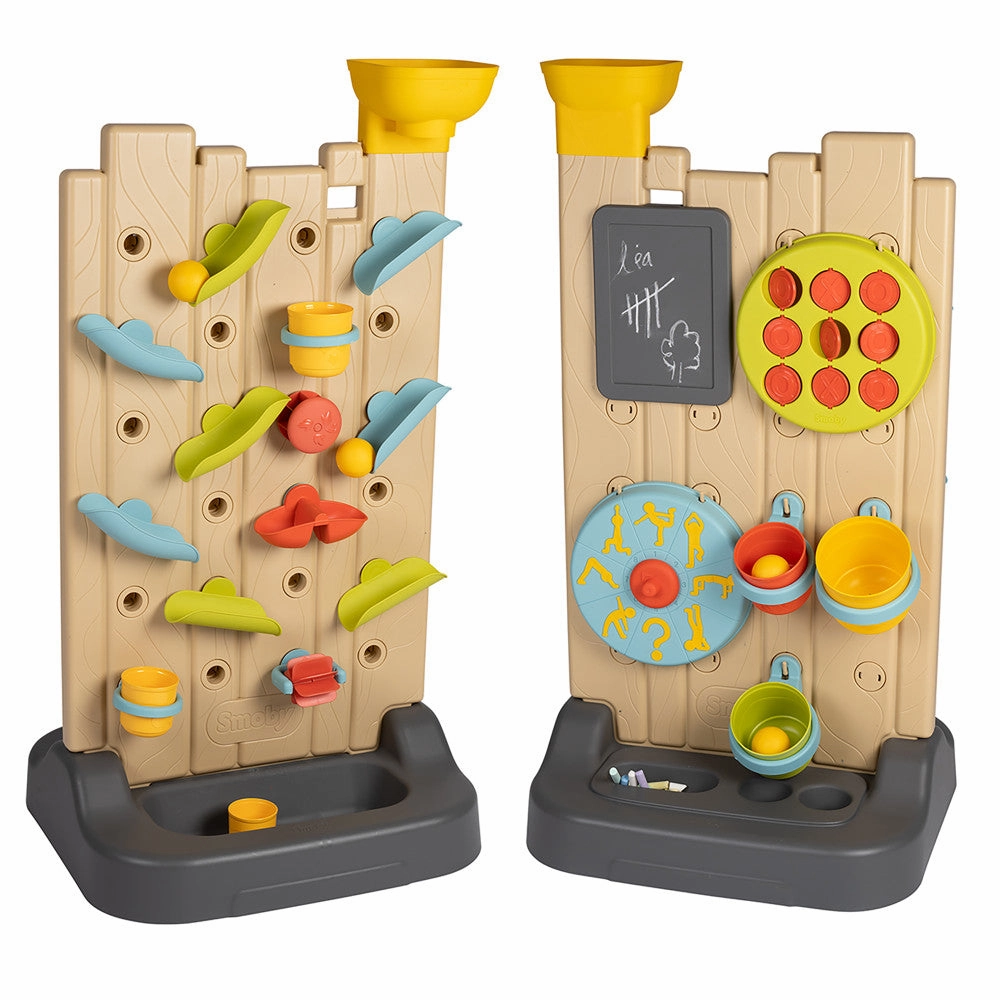 Smoby Ultimate 32" Activity Wall - Water & Ball Play Center for Toddlers
