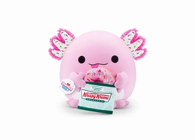 Snackles Zuru 16-Inch Krispy Kreme Axolotl Soft Plush Toy