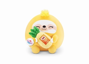 Snackles Zuru 16 inch Large Sloth and Dole Pineapple Plush Toy