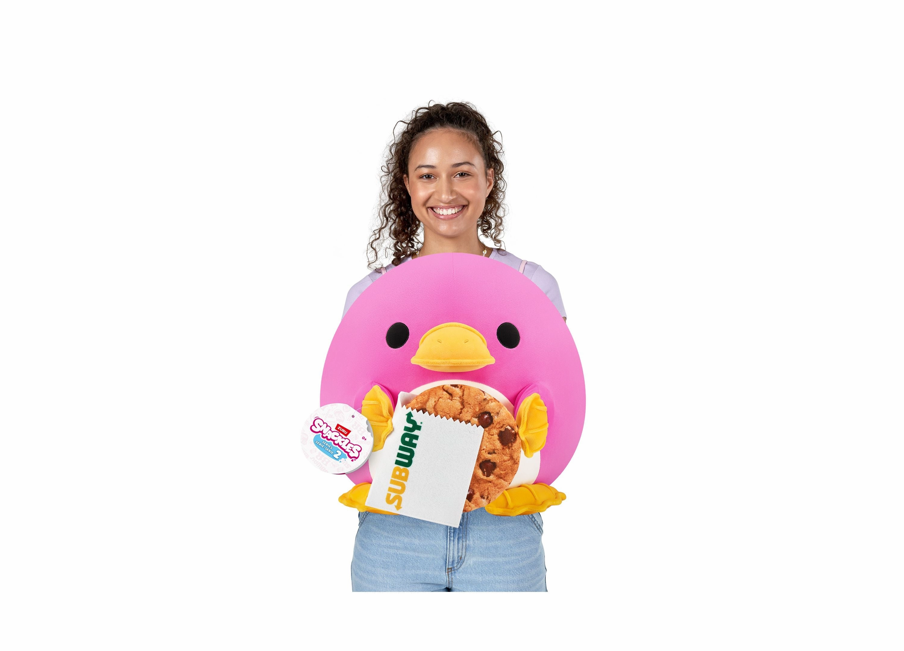 Snackles Zuru 16 inch Large Subway Cookie Soft Plush Toy