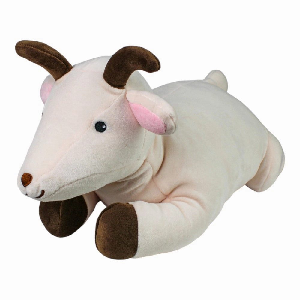 Snoozimals Snuggly 20in Goat Plush - Adorable Cuddly Toy
