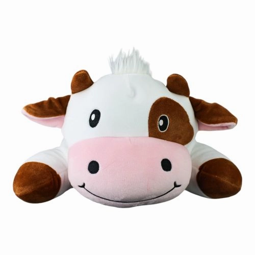 Snoozimals Super Soft 20in Cow Plush - Brown