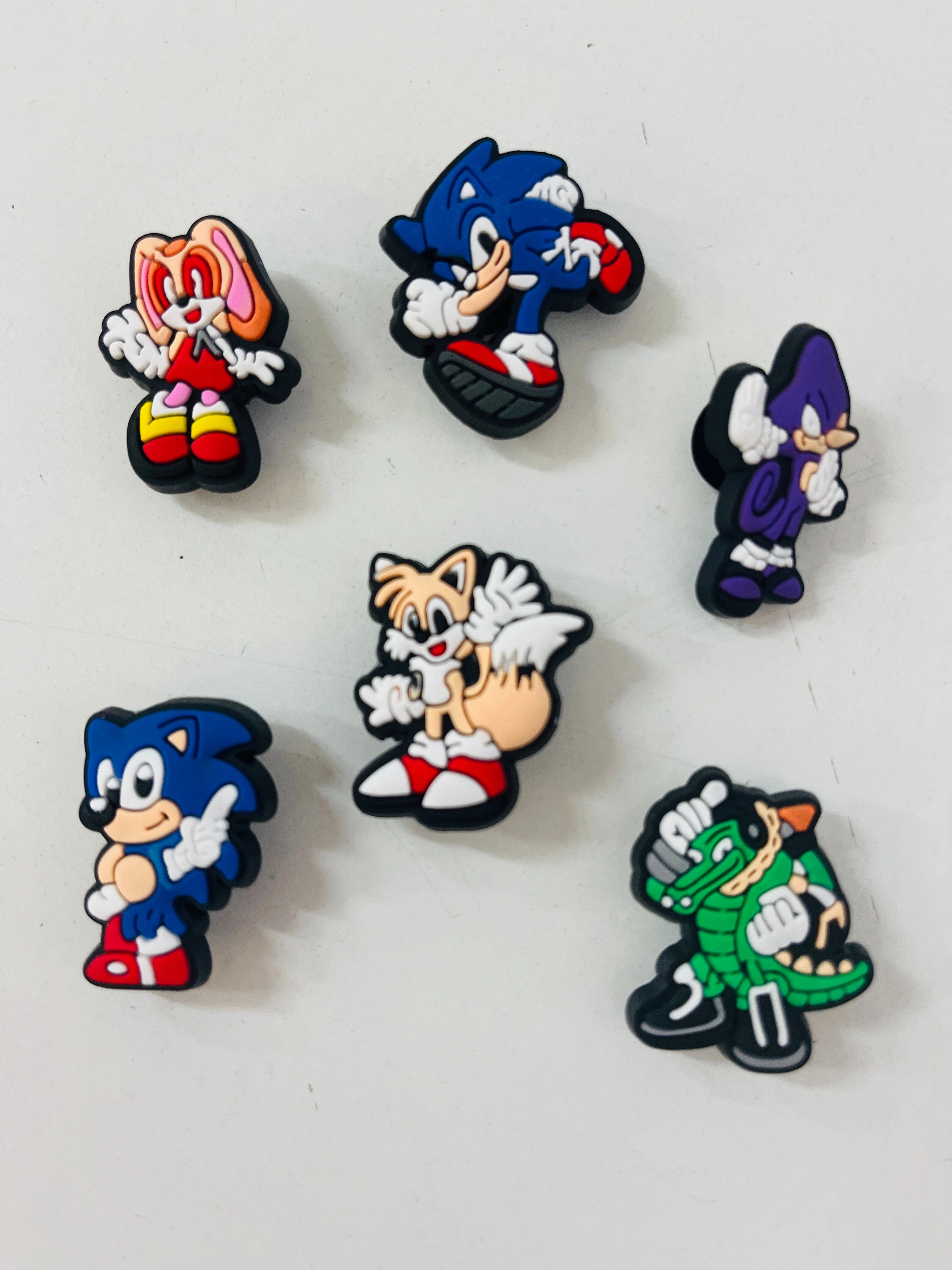 Sonic hedgehog shoe Charms