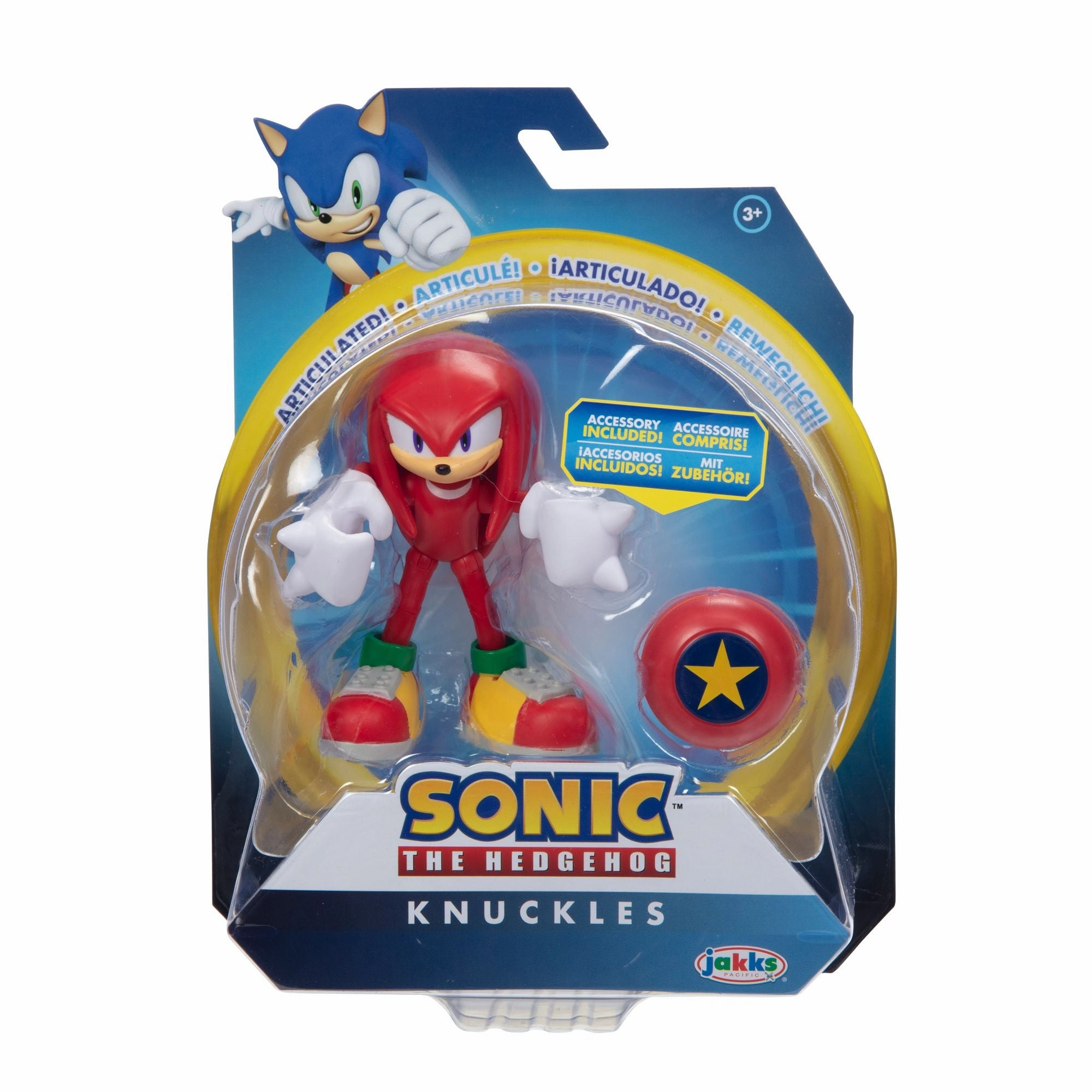 Sonic The Hedgehog 10cm Articulated Figure Knuckles