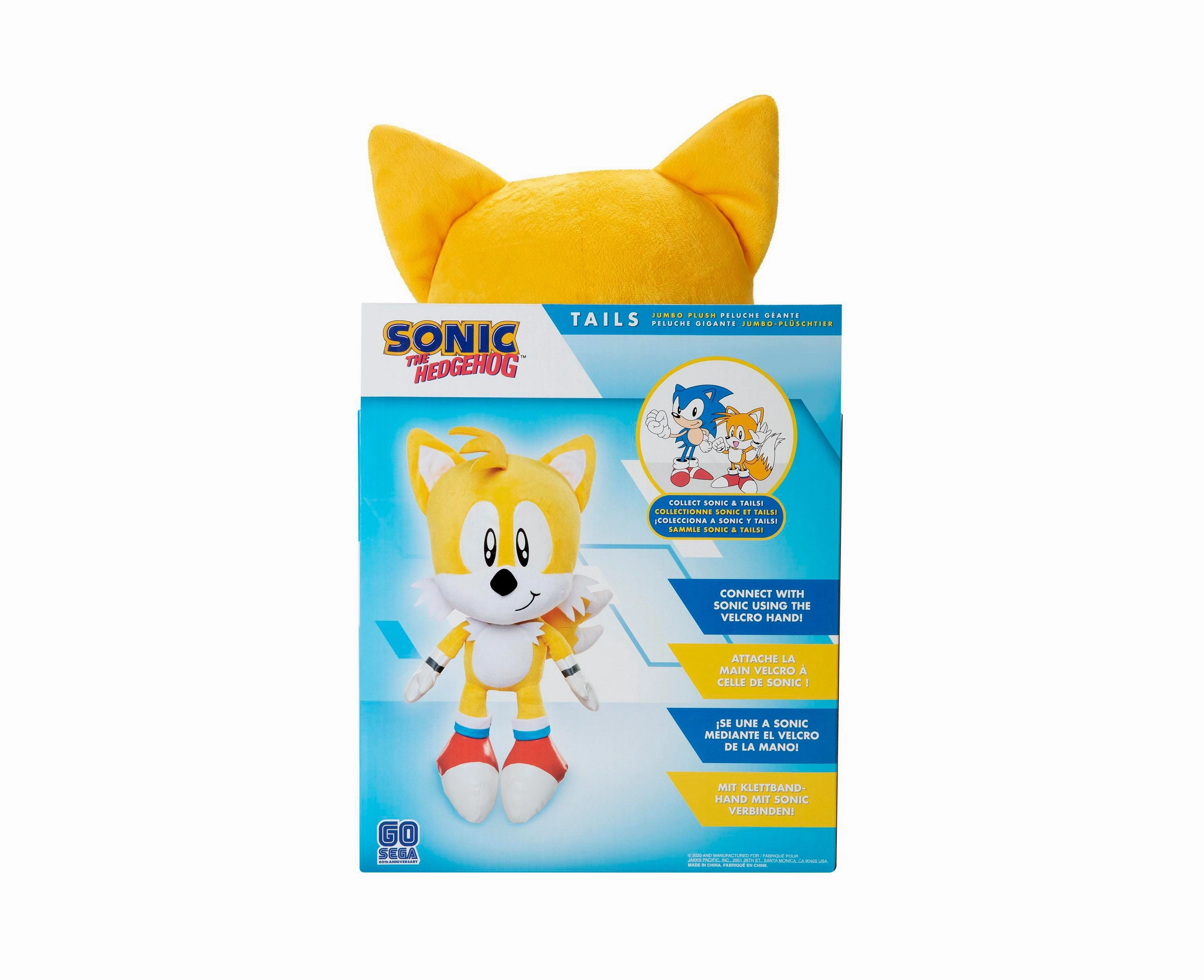 Sonic The Hedgehog Tails 18-inch Jumbo Plush - Character Collection