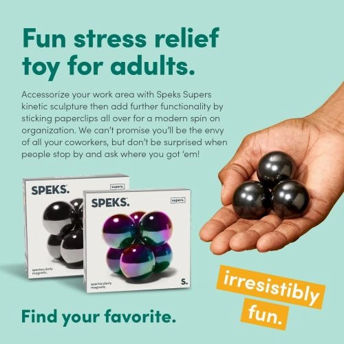 Speks 33mm Mesmerizing Magnet Stress Balls