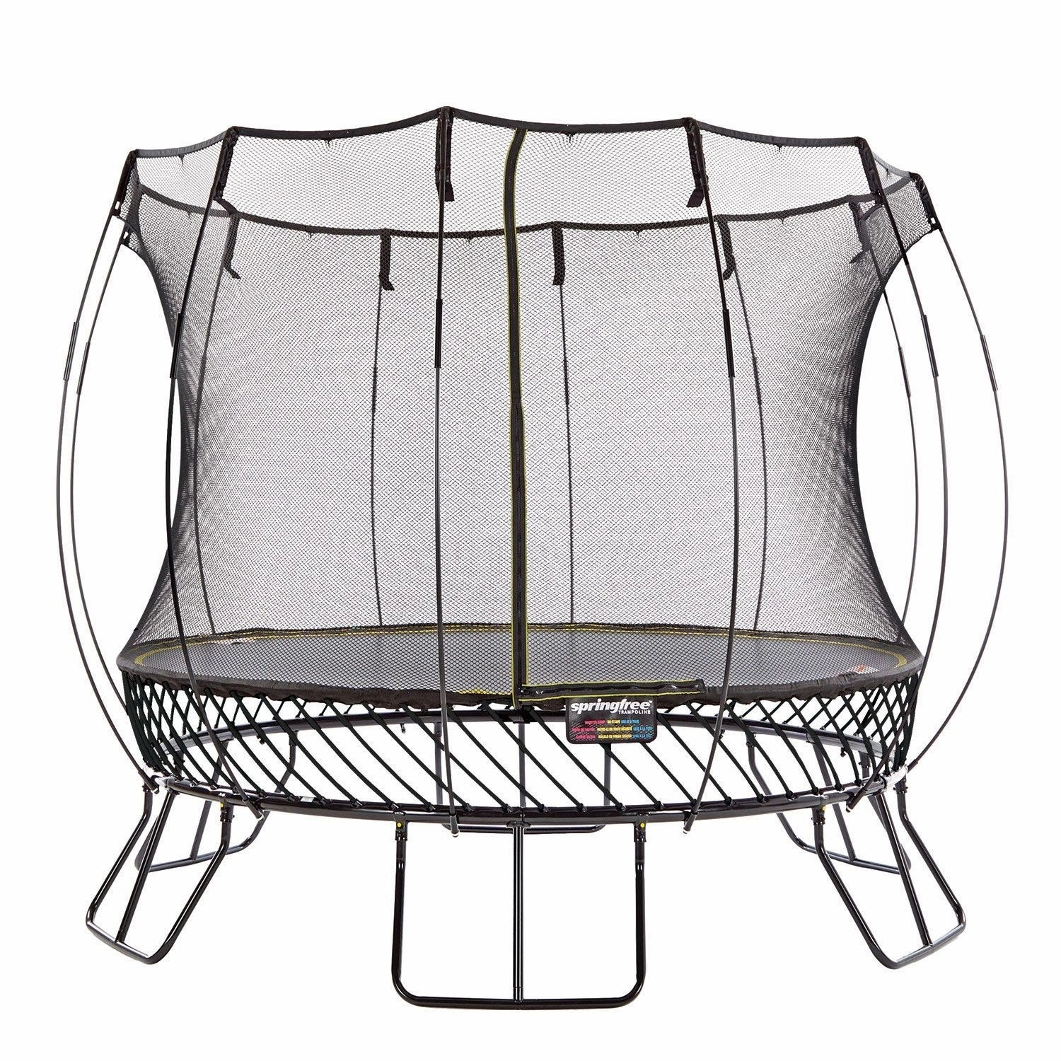 Springfree Compact Round Trampoline With Enclosure - Outdoor Trampoline Activity Toy