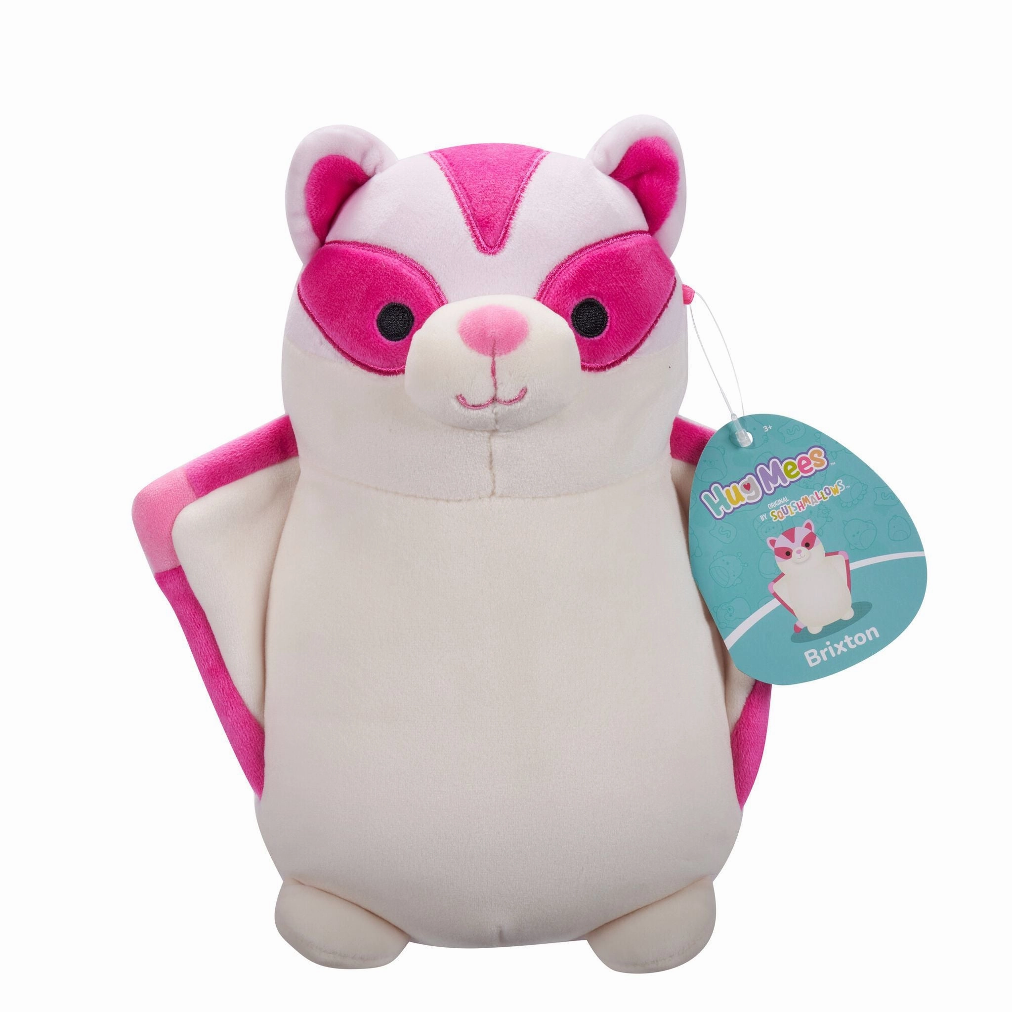Squishmallows 10 Inch Series 21 Hugmees Plush Brixton the Pink Sugar Glider