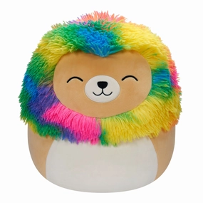 Squishmallows 12 Inch (30cm) Plush Leonard The Lion With Rainbow Mane
