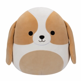 Squishmallows 12 Inch Plush S15 Adela Brown And White Basset Hound