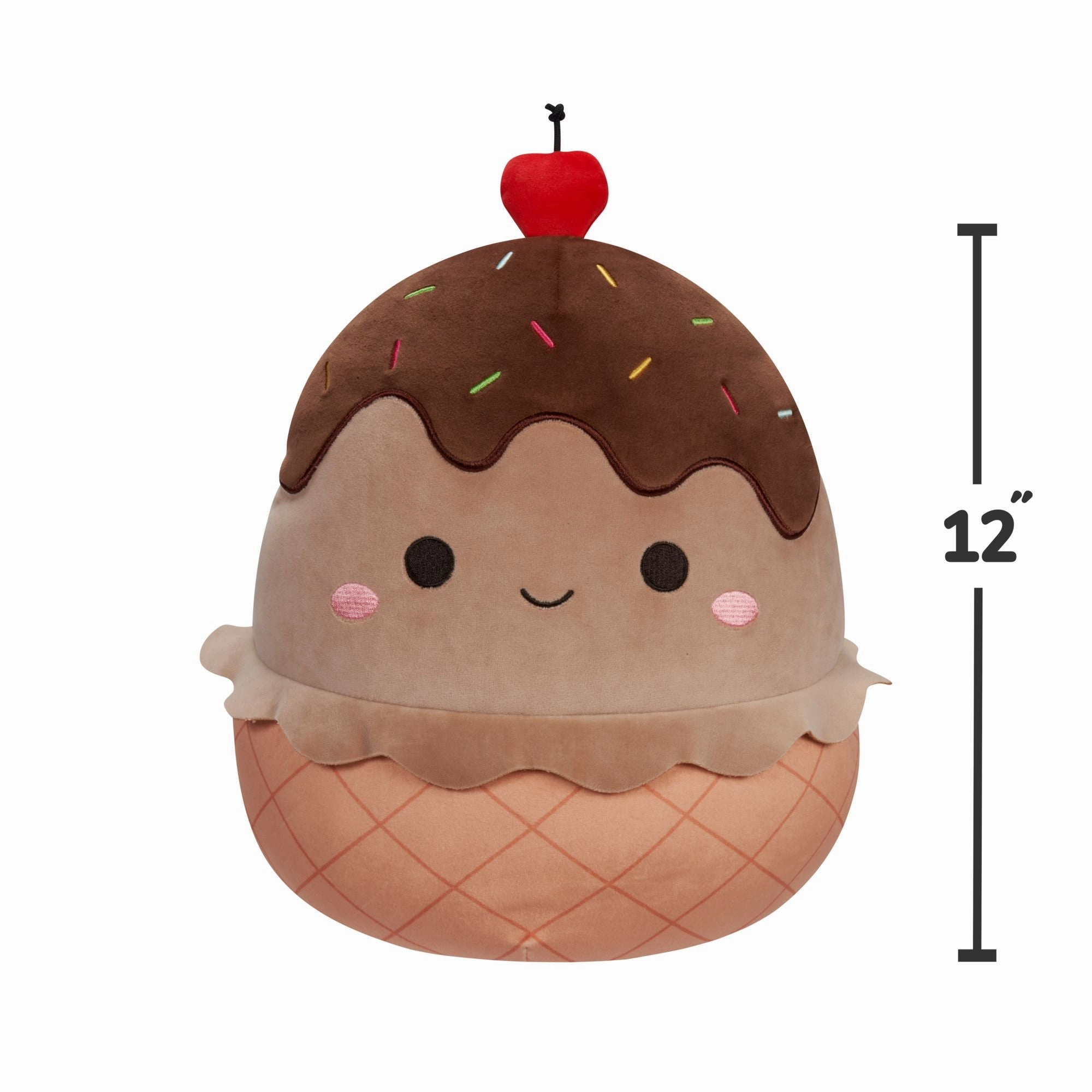 Squishmallows 12 Inch Plush S17 Marta Chocolate Ice Cream Sundae