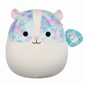 Squishmallows 12 Inch Plush S20 Rhys Guinea Pig With Multicolored Eyepatches