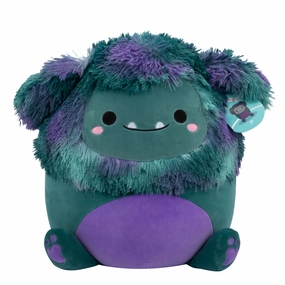 Squishmallows 14 Inch S20 JT Dark Teal Bigfoot With Purple Belly