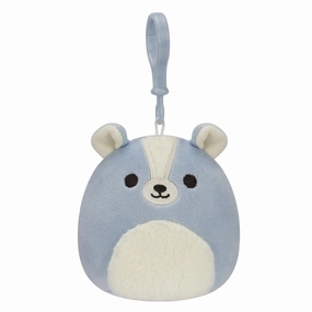 Squishmallows 3.5 Inch Plush Clip-On Sol The Skunk