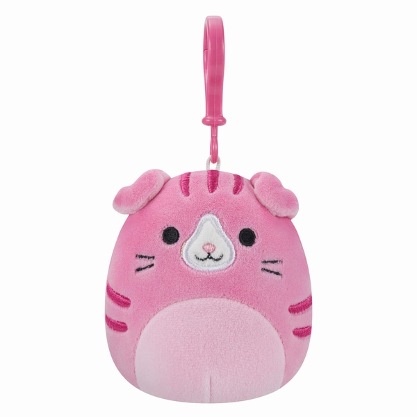 Squishmallows 3.5 Inch Series 21 Clip On Geraldine The Cat