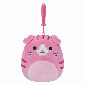 Squishmallows 3.5 Inch Series 21 Clip On Geraldine The Cat