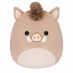 Squishmallows 5 Inch Plush Warren The Brown Boar