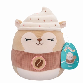 Squishmallows Hybrid Sweets 7.5 Inch Plush Reza Latte The Squirrel