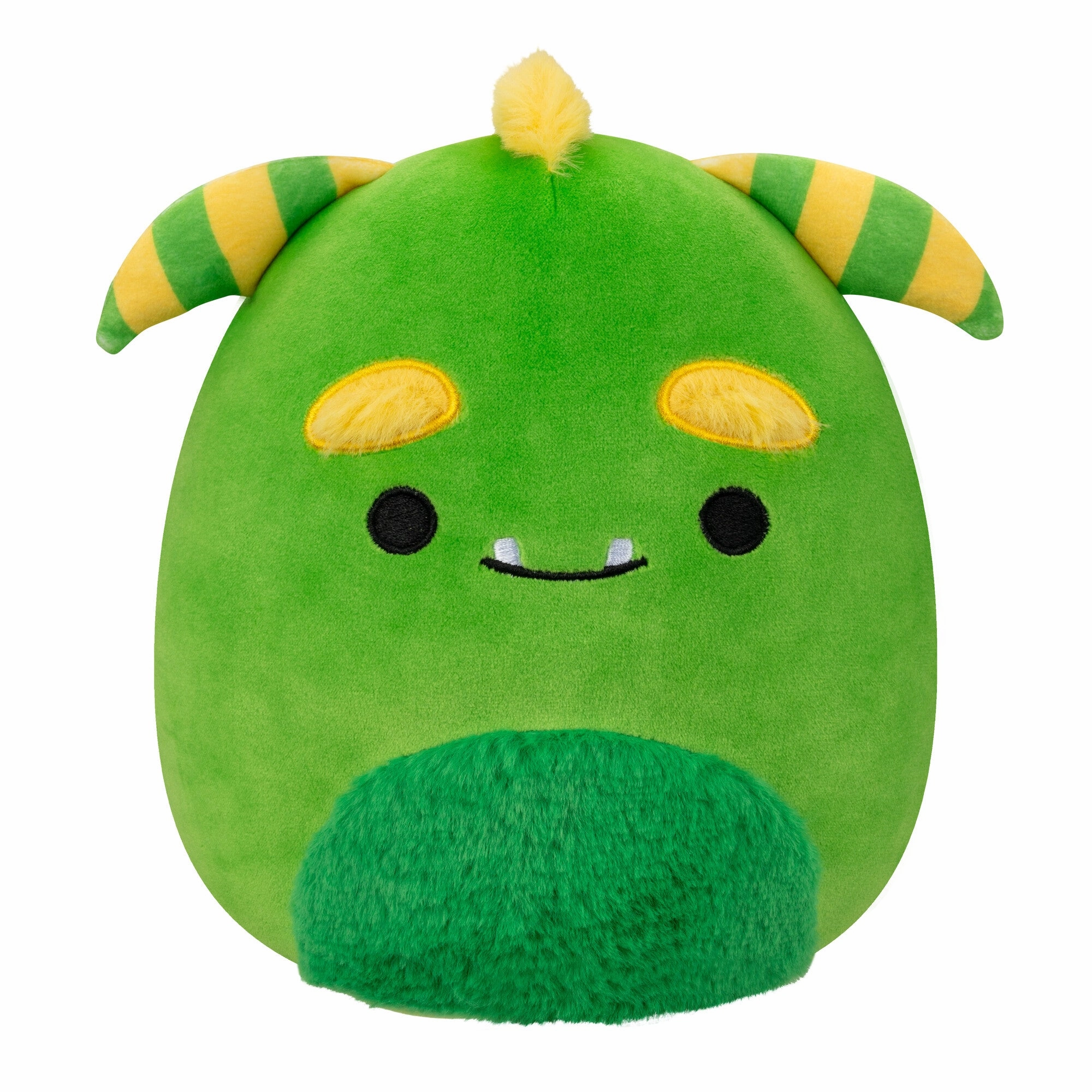 Squishmallows Season Halloween 7.5 Inch Plush Green Monster With Striped Horns