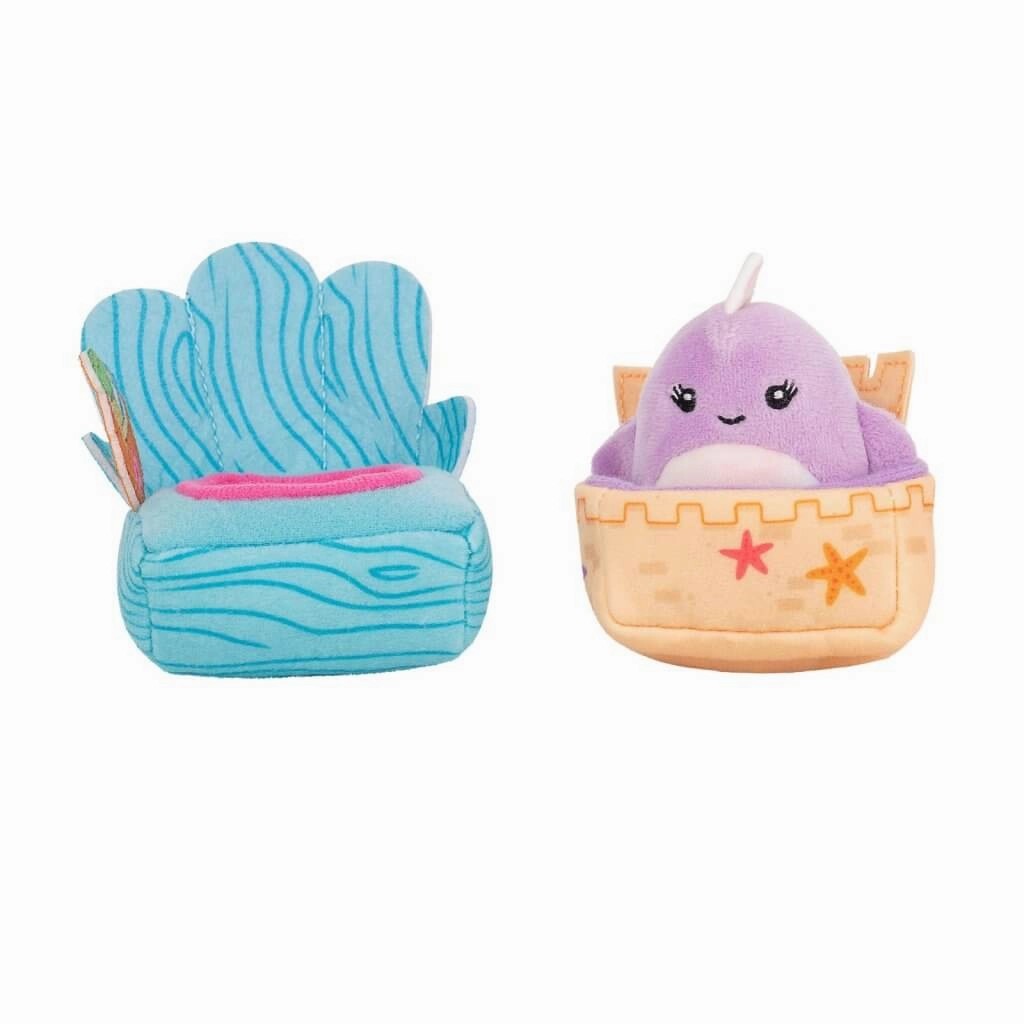Squishmallows Squishville Mini Plush Accessory Set Beach Set