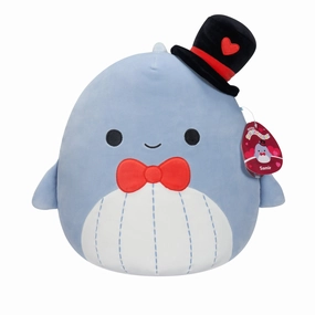 Squishmallows Valentines 12 Inch Plush Samir The Blue Whale