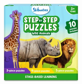 Step By Step Puzzles - Wild Animals