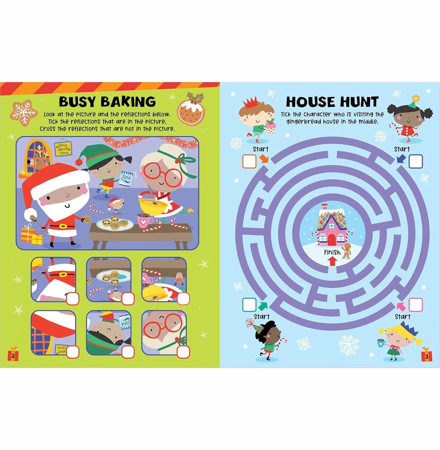 Sticker Activity Books Gingerbread Friends Activity Book