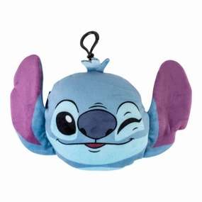 Stitch 5 inch Zipper Plush Head Clip-On Accessory