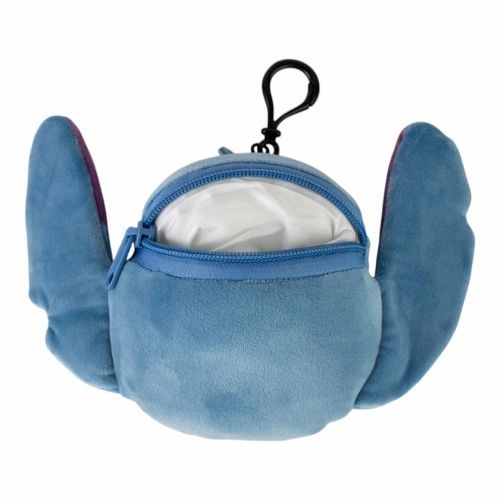 Stitch 5 inch Zipper Plush Head Clip-On Accessory