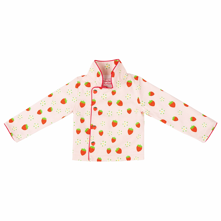 STRAWBERRY SHORTCAKE CHEF JACKET PREMIUM CHILD DRESS UP - SIZE 5/6