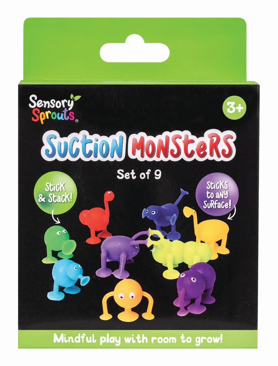 Suction Monsters  Set of 9