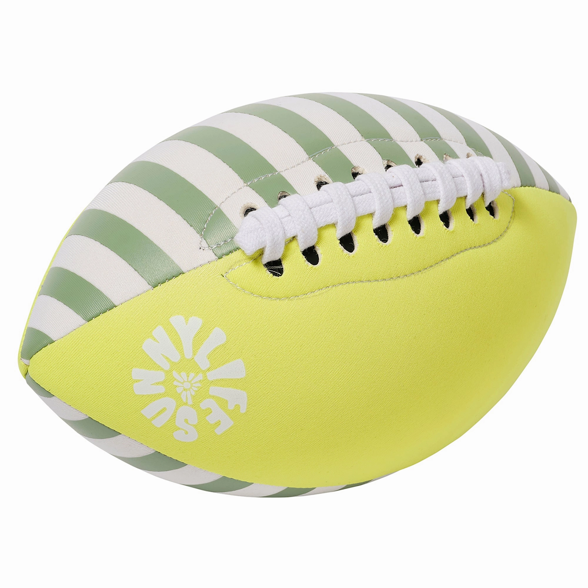 Sunnylife 9" Neoprene Football - Citrus Stripe Inflatable Pool Toy