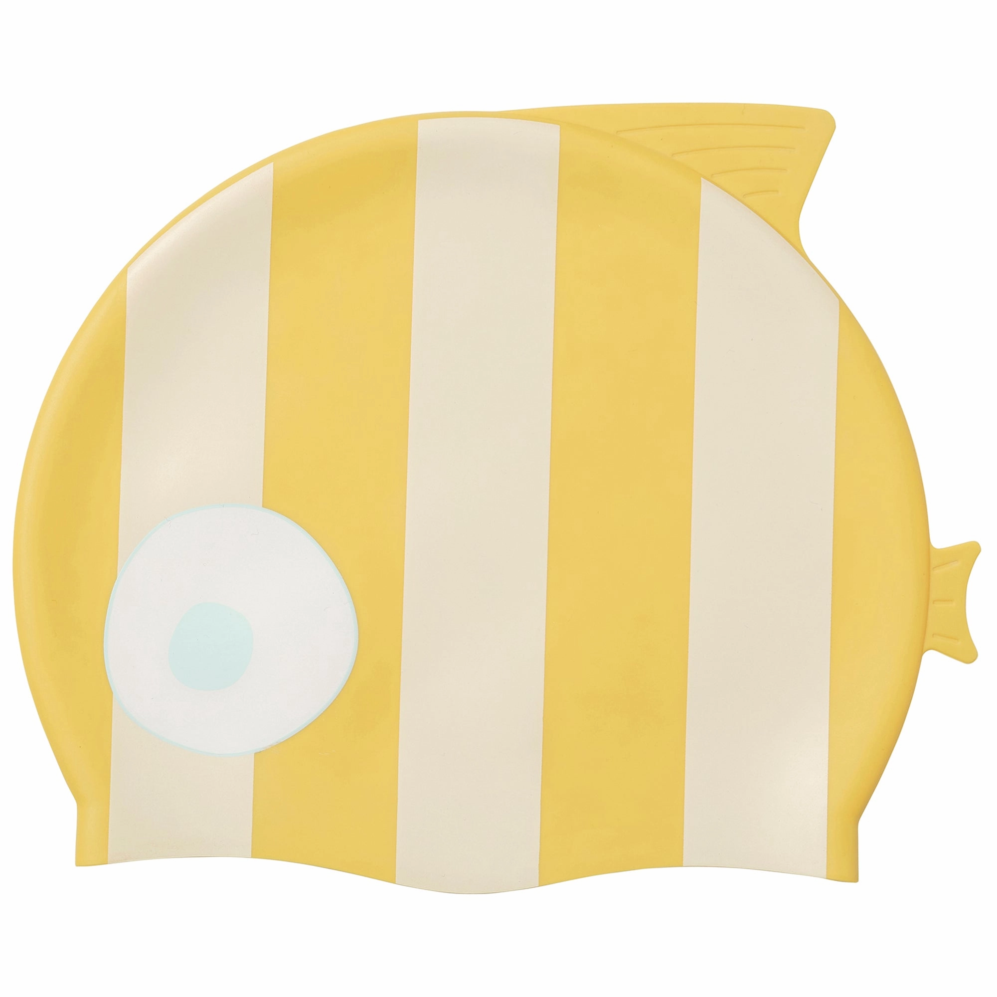 Sunnylife Finn The Fish Kids' Silicone Swim Cap, Ages 3-9