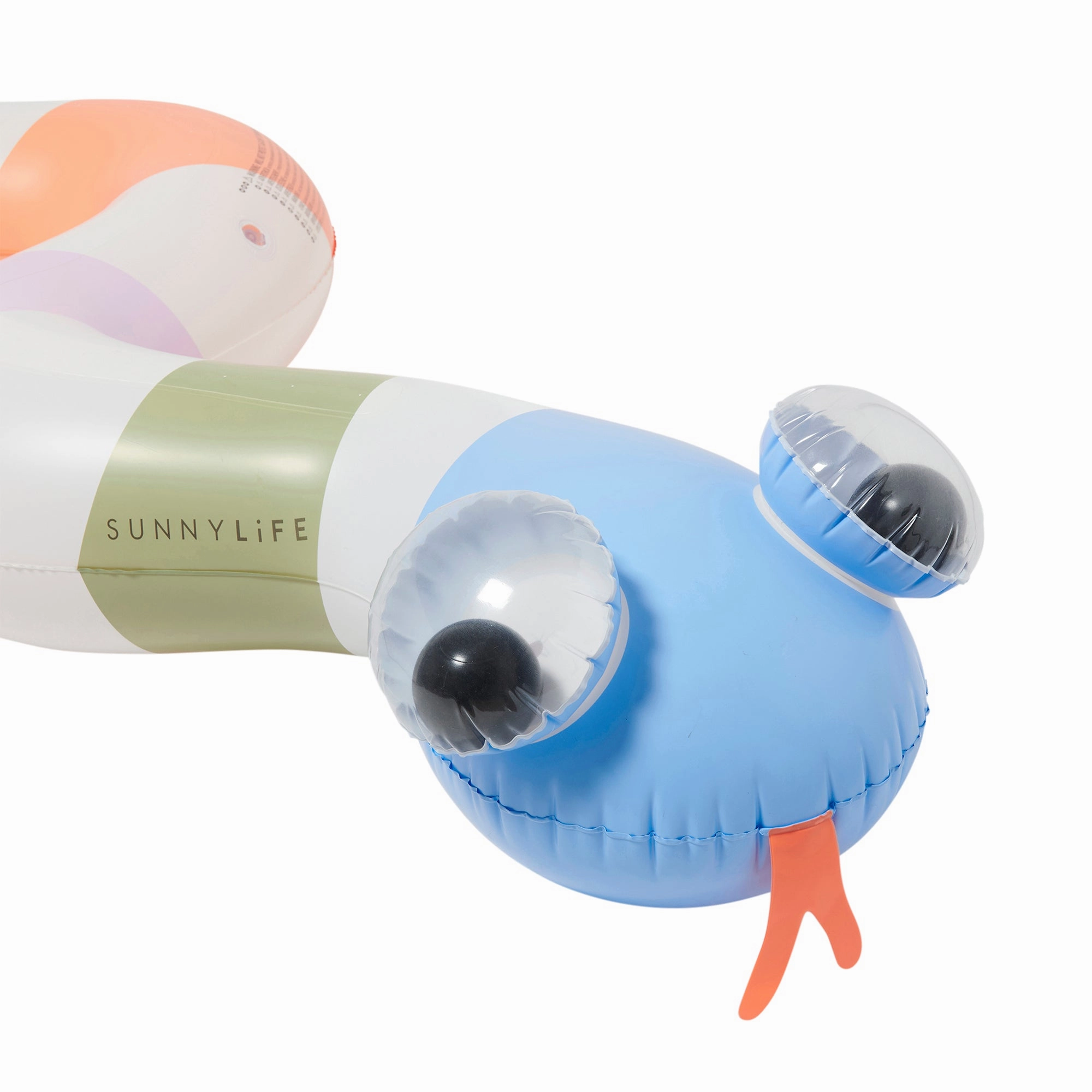 Sunnylife Inflatable Sprinkler - Into the Wild Snake, 72" Pastel Stripe