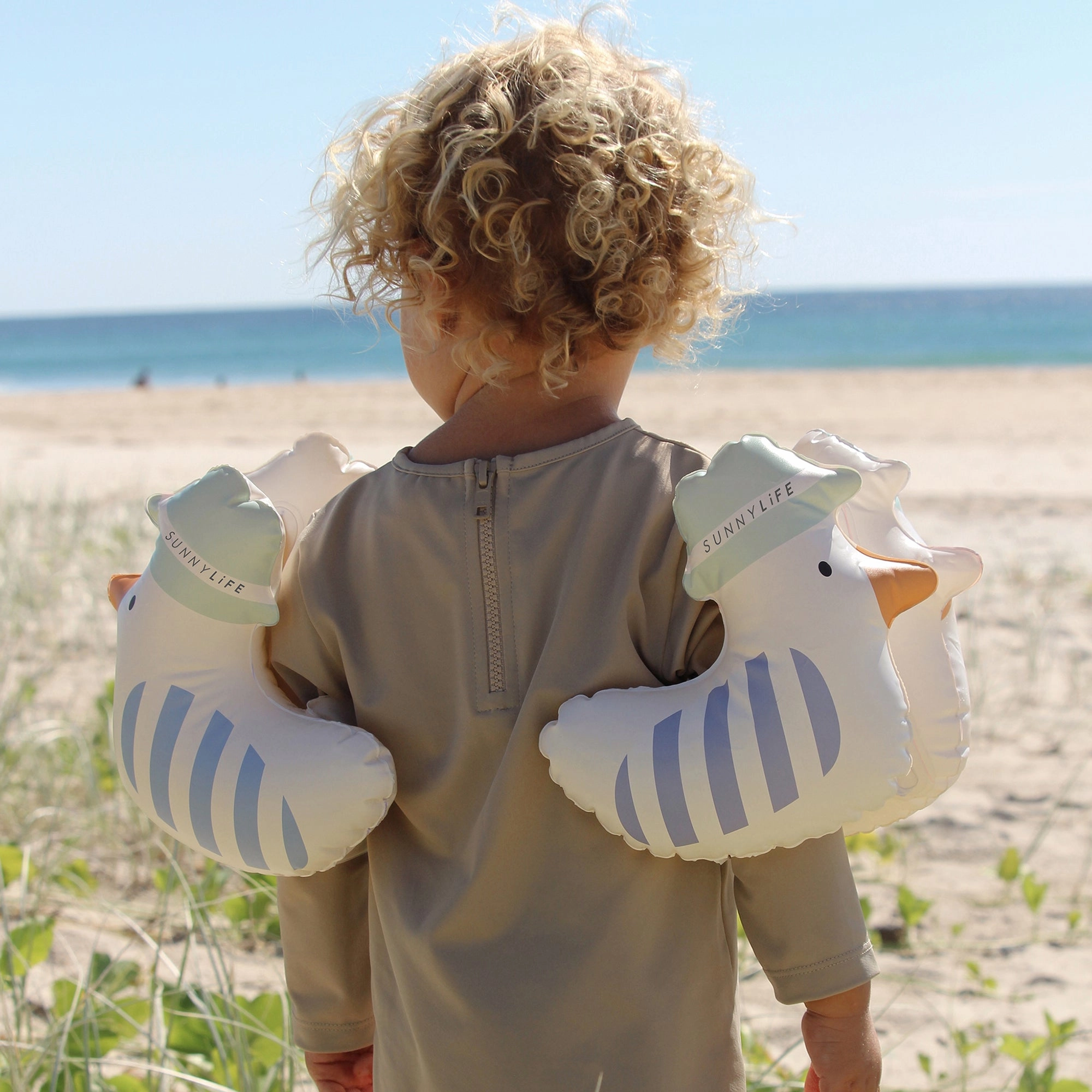Sunnylife Kids' Inflatable Arm Bands - Sid Seagull Swim Floaties