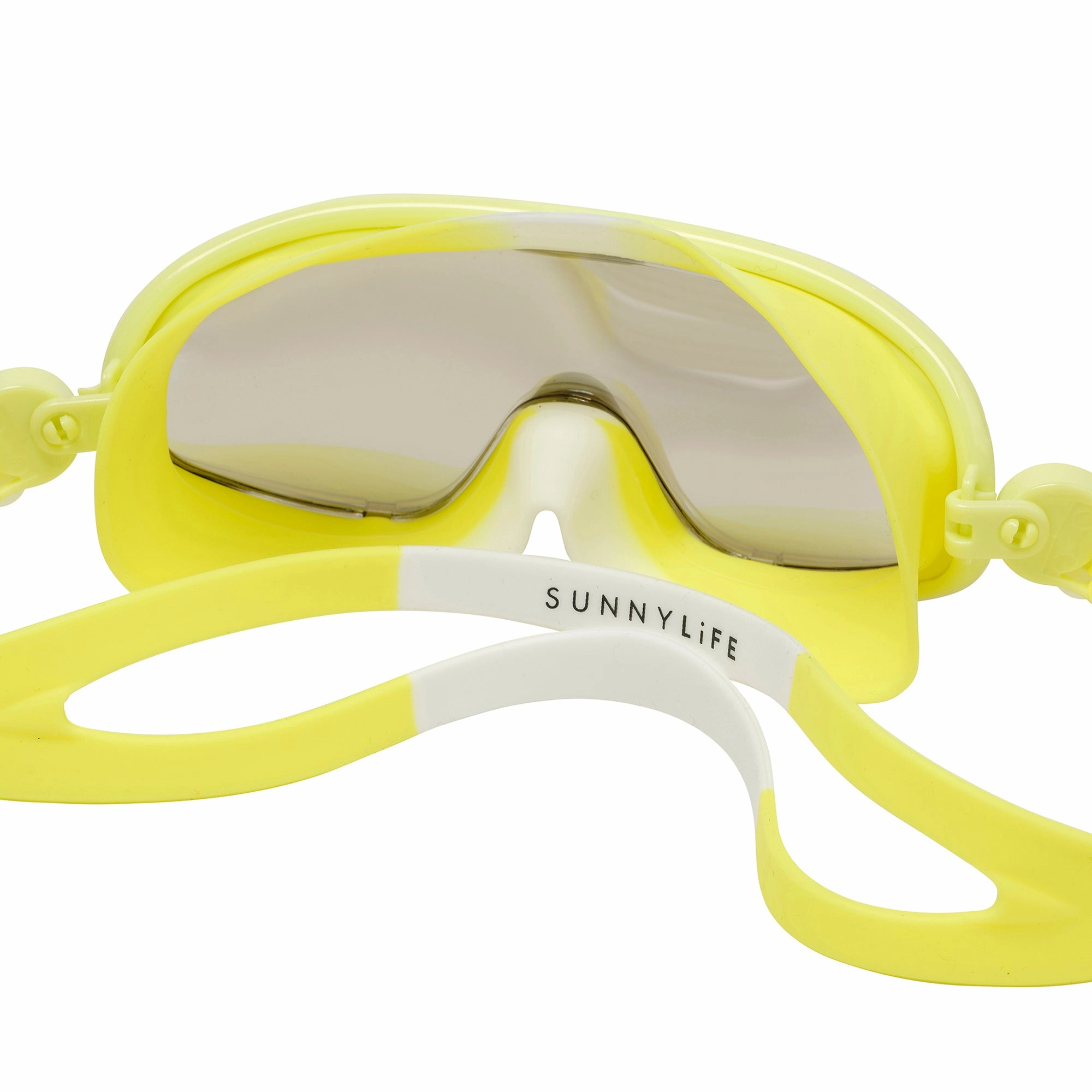 Sunnylife Kids Neon Yellow Shark Swim Mask - Salty The Shark Series - Age 3 