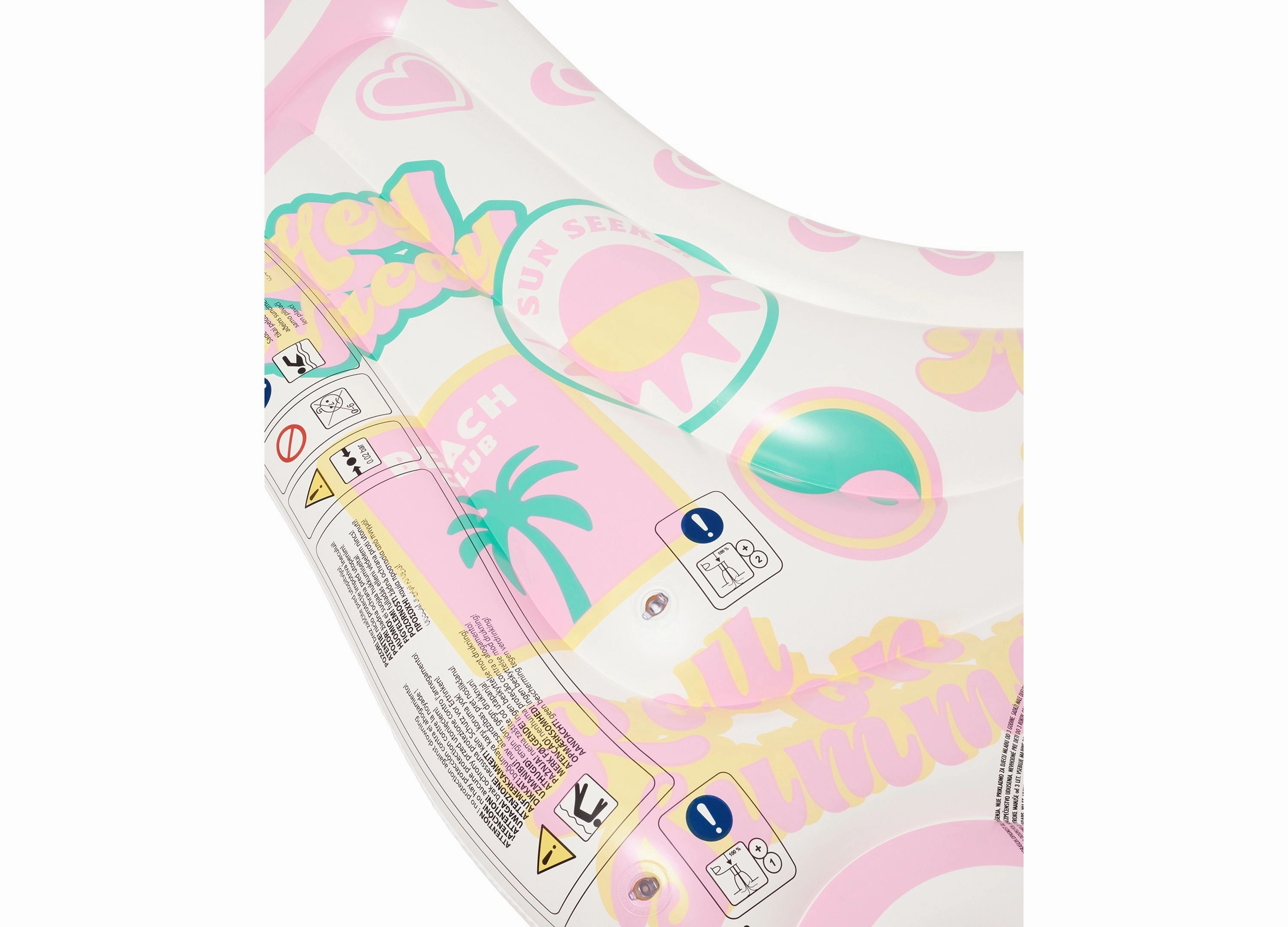 Sunnylife Kids Roller Skate Pool Float - Summer Sherbert Lie-On Lounge