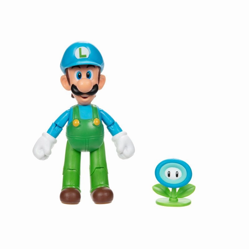 Super Mario 10cm Figure Ice Luigi With Ice Flower