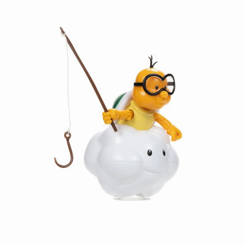 Super Mario 10cm Figure Lakitu With Fishing Pole