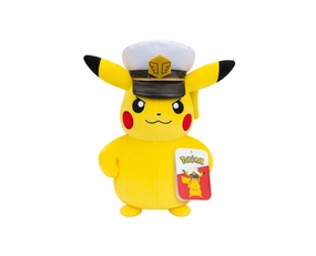 Takara Tomy Pokemon Horizons 8 inch Captain Pikachu Plush Toy