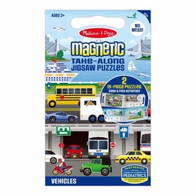 Take Along Magnetic Puzzle - Vehicles