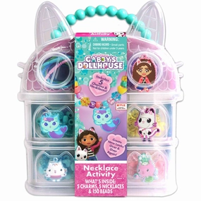 Tara Toy Gabby's Dollhouse DIY Necklace Making Kit - Colorful Craft Set