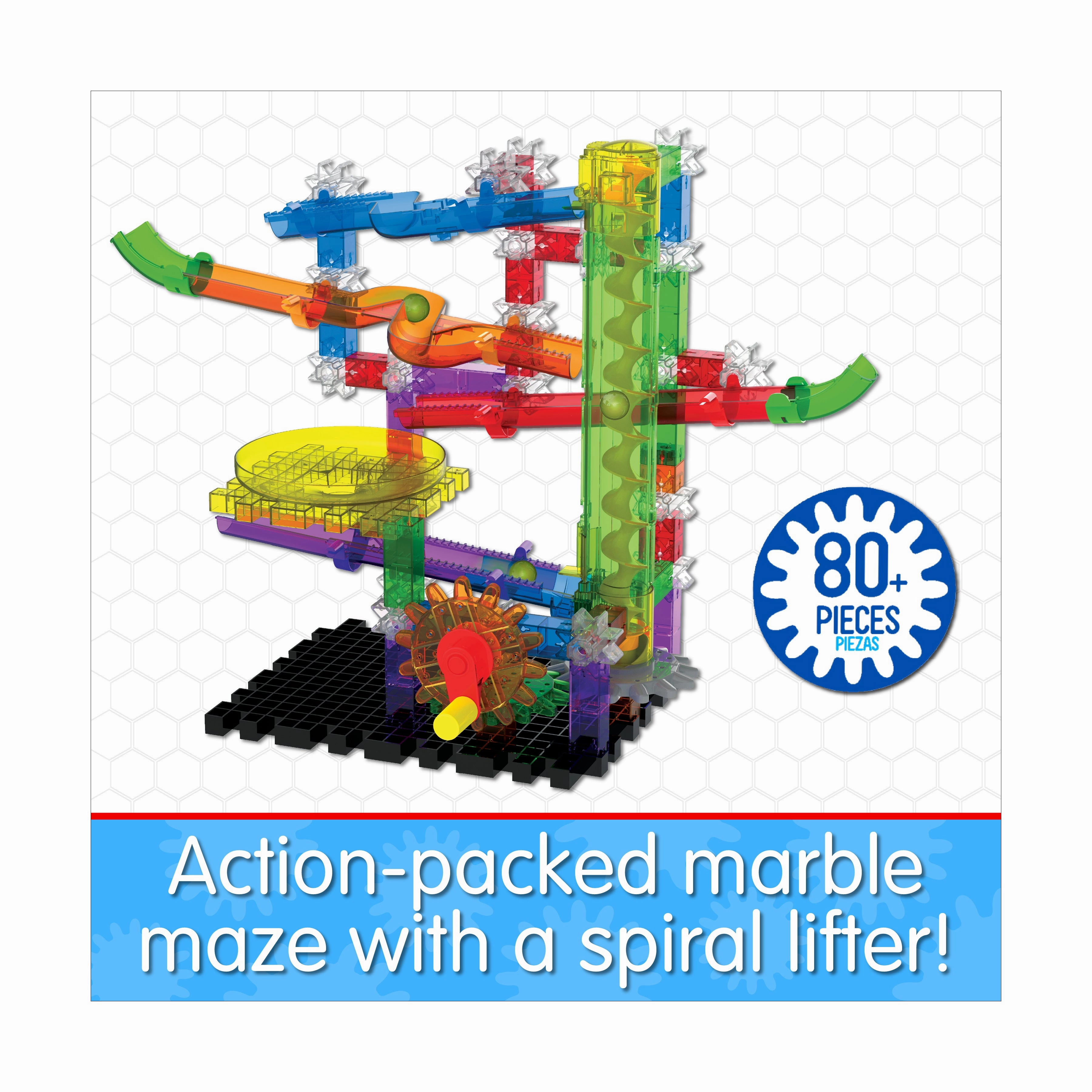 Techno Gears Marble Mania Zoomerang 2.0 Building Set - 80  Pieces
