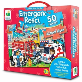 THE LEARNING JOURNEY 50 PIECE EMERGENCY RESCUE FLOOR PUZZLE