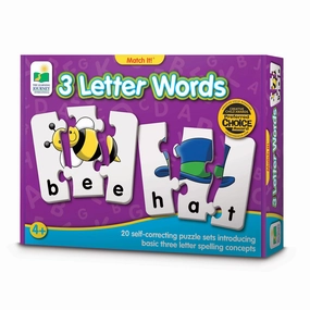 THE LEARNING JOURNEY MATCH IT! 3 LETTER WORDS PUZZLE