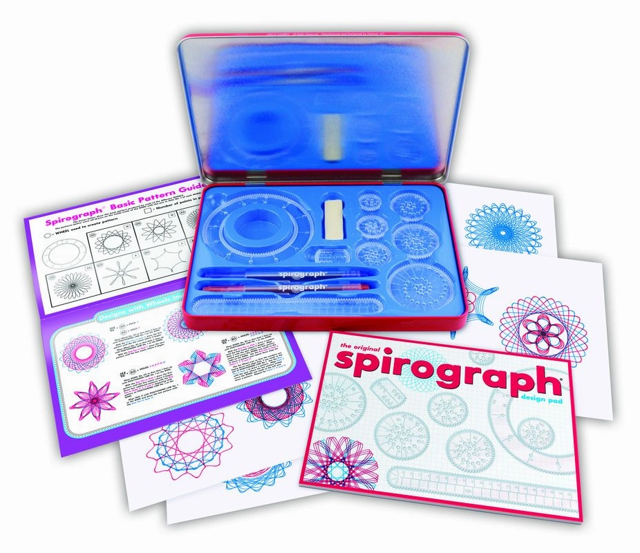 The Original Spirograph Puzzles Design Set Tin