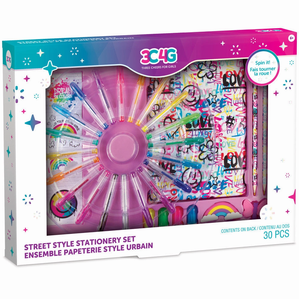 Three Cheers For Girls Graffiti Street Style Jumbo Stationery Set