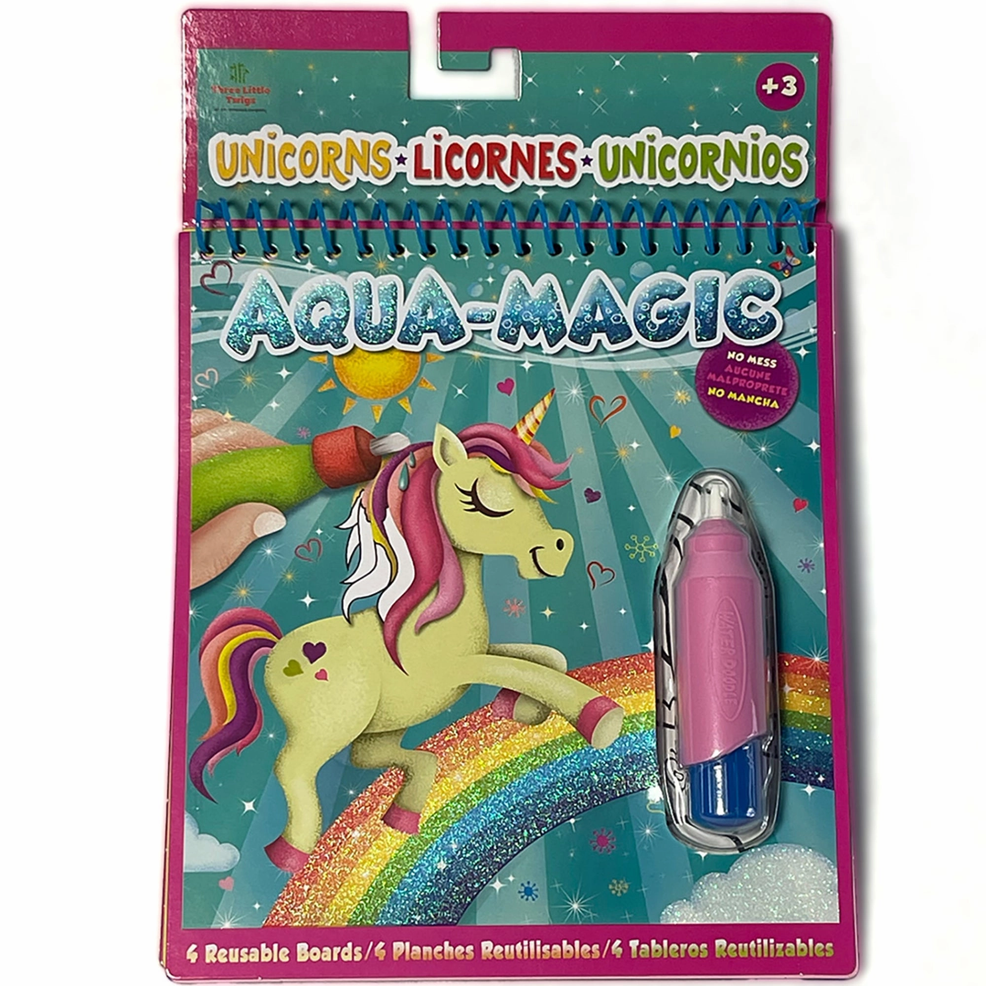 Three Little Twigs: Aqua Magic Bundle - 4pk Interactive Reusable Books