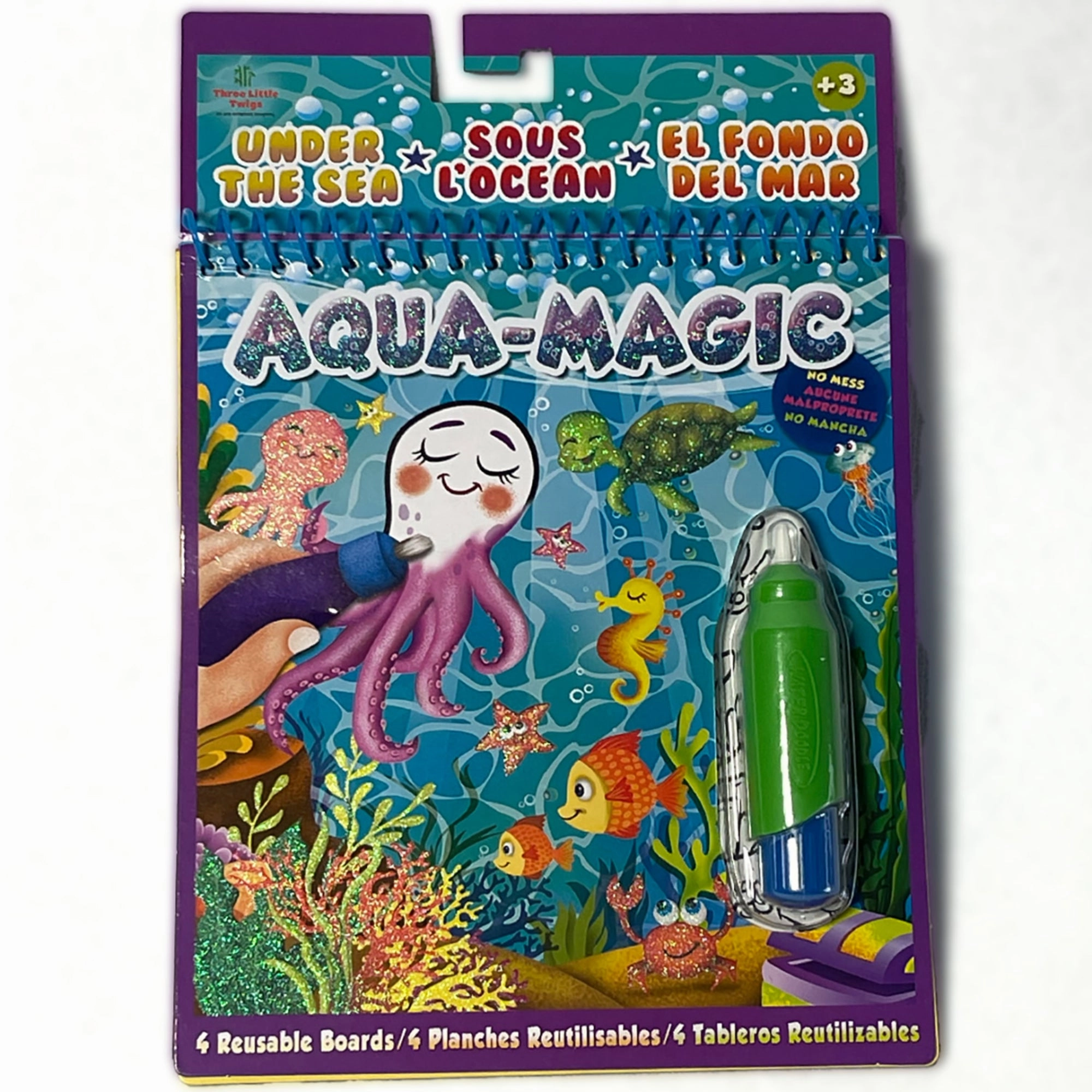 Three Little Twigs: Aqua Magic Bundle - 4pk Interactive Reusable Books